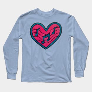 Music Heart Long Sleeve T-Shirt